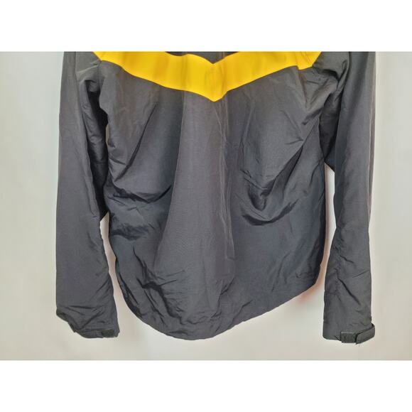US Army Unisex PT Windbreaker Sz M Official Uniform Black Yellow Full Zip Jacket - Picture 8 of 9
